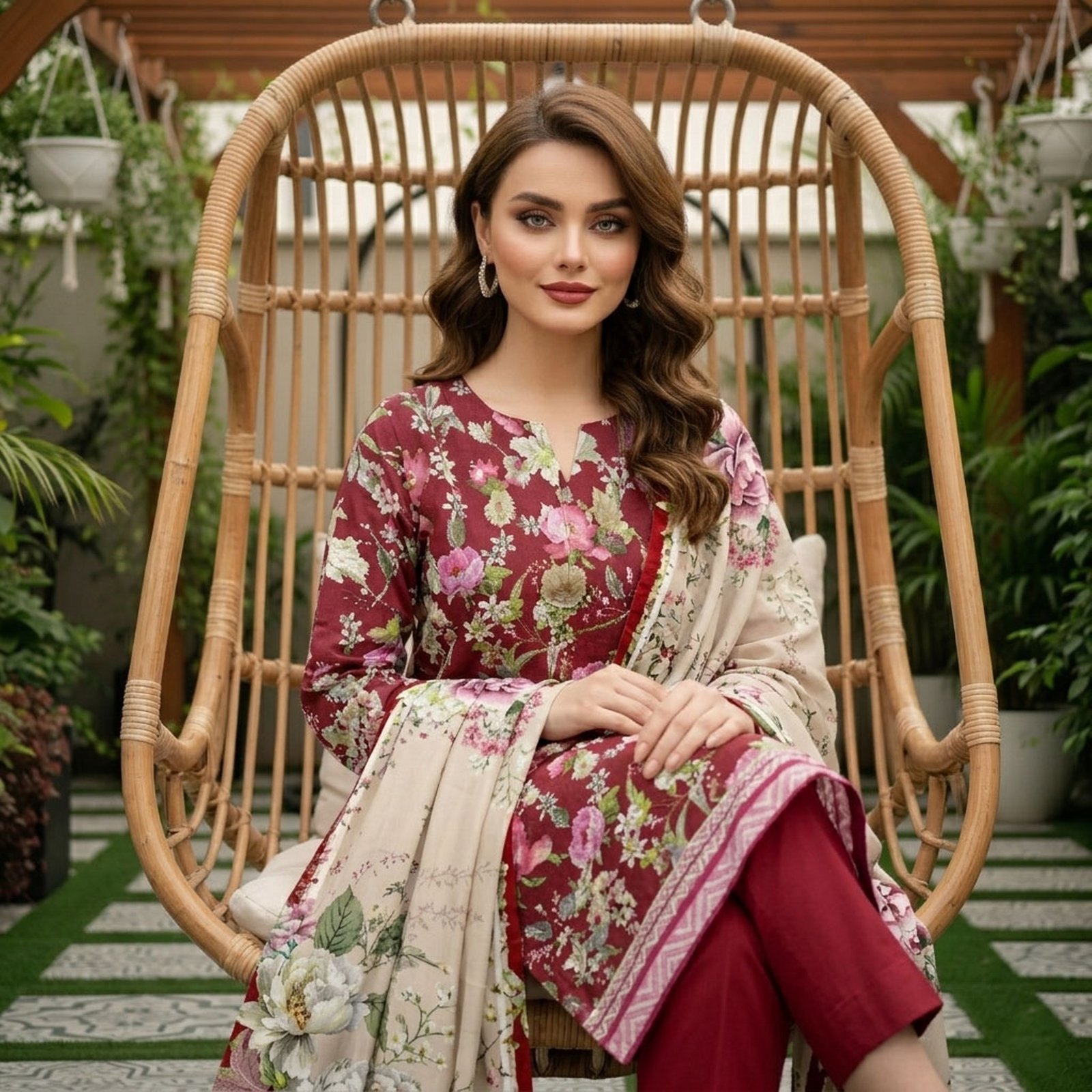 PA-08 WASIA PRAIZA 3-PIECE LAWN COLLECTION - Image 3