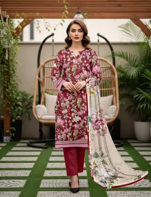 PA-08 WASIA PRAIZA 3-PIECE LAWN COLLECTION