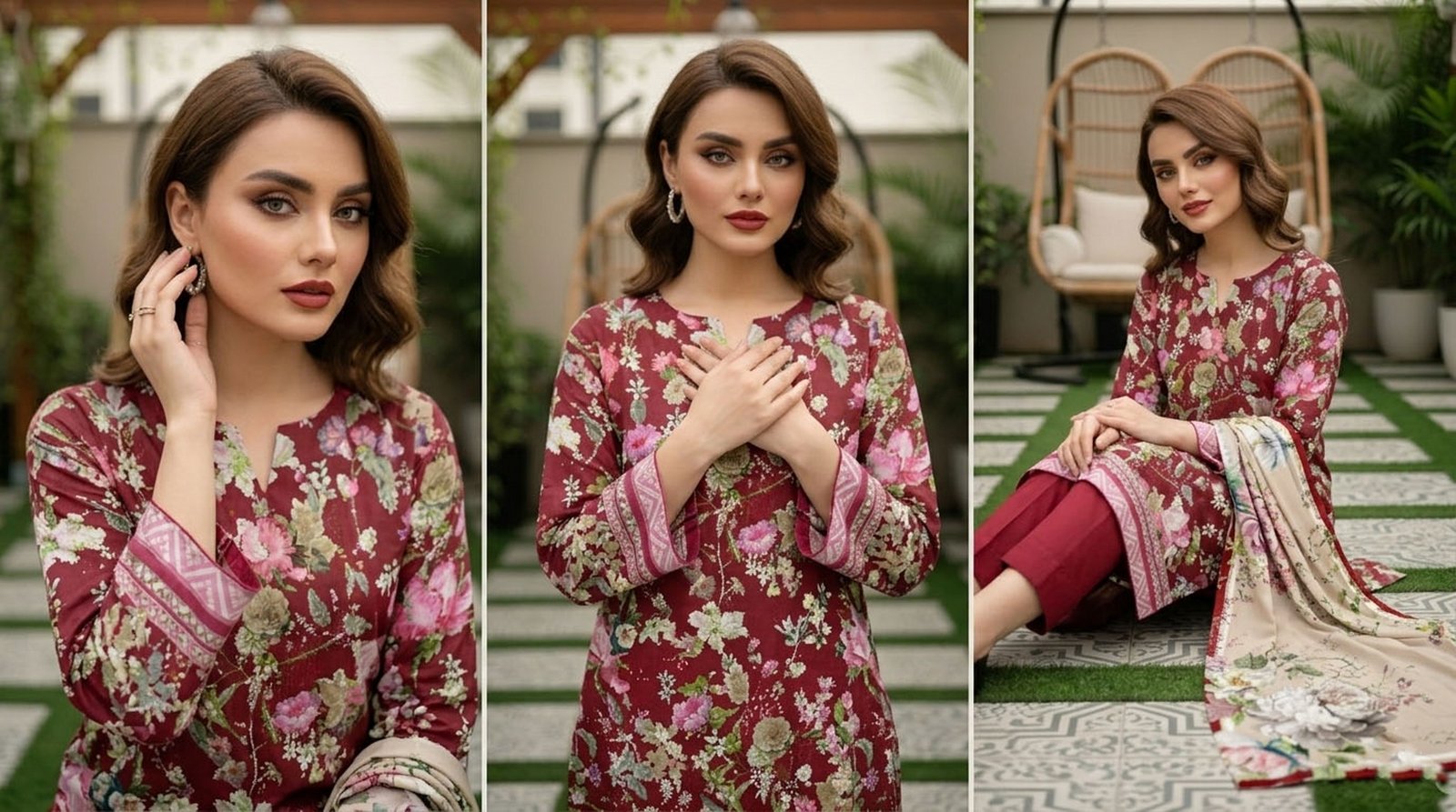 PA-08 WASIA PRAIZA 3-PIECE LAWN COLLECTION - Image 4
