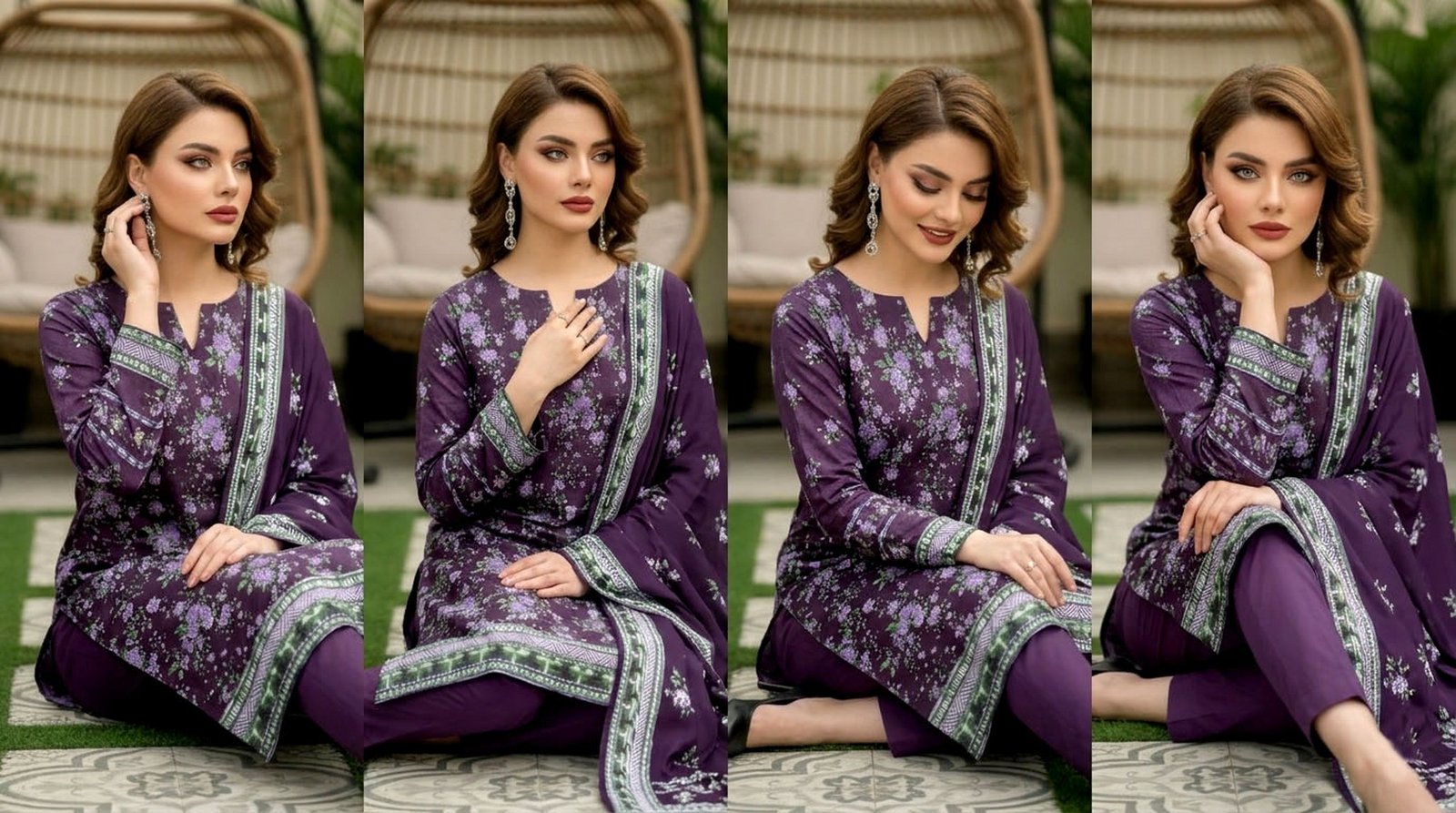 PA-09 WASIA PRAIZA 3-PIECE LAWN COLLECTION - Image 4