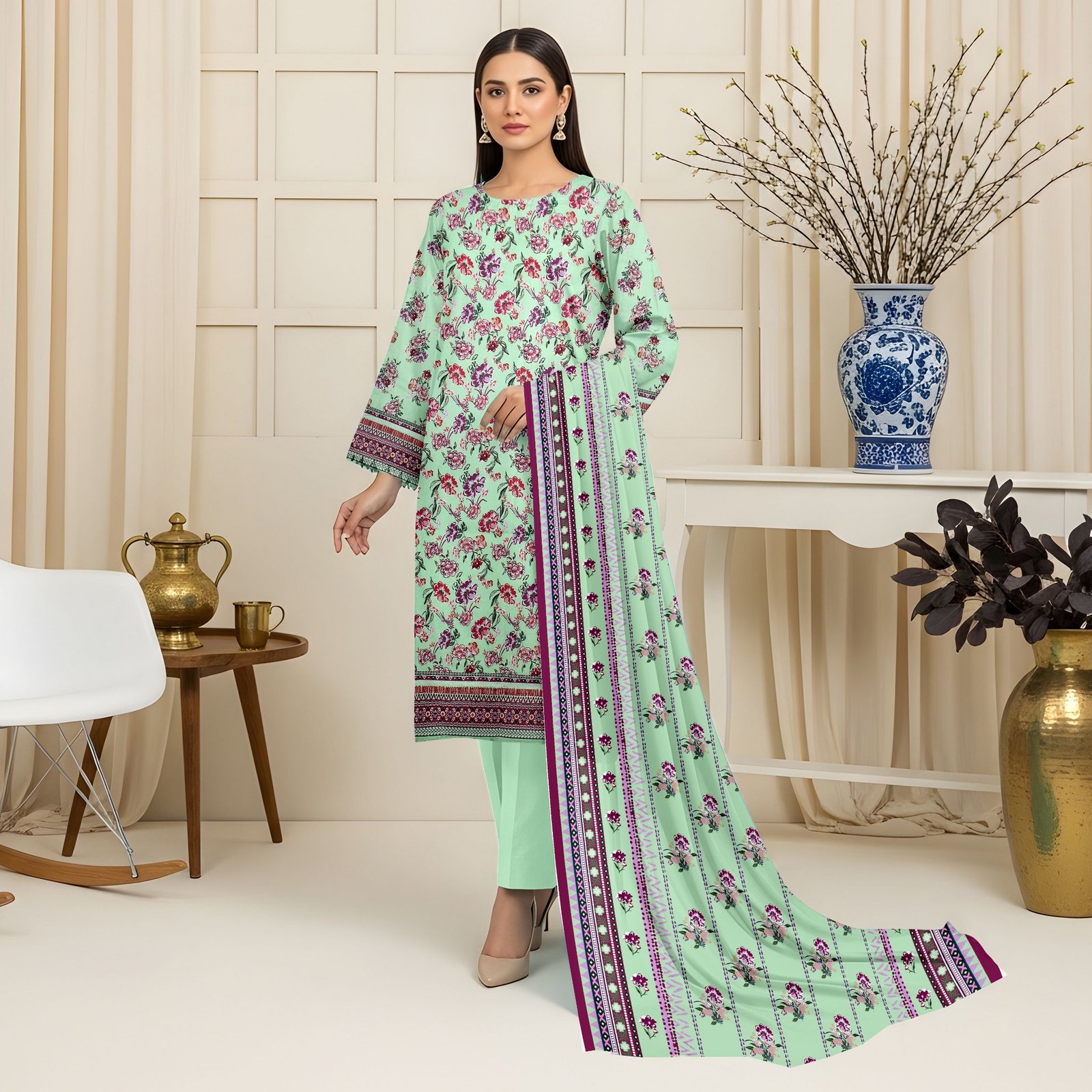 PA-10 WASIA PRAIZA 3-PIECE LAWN COLLECTION