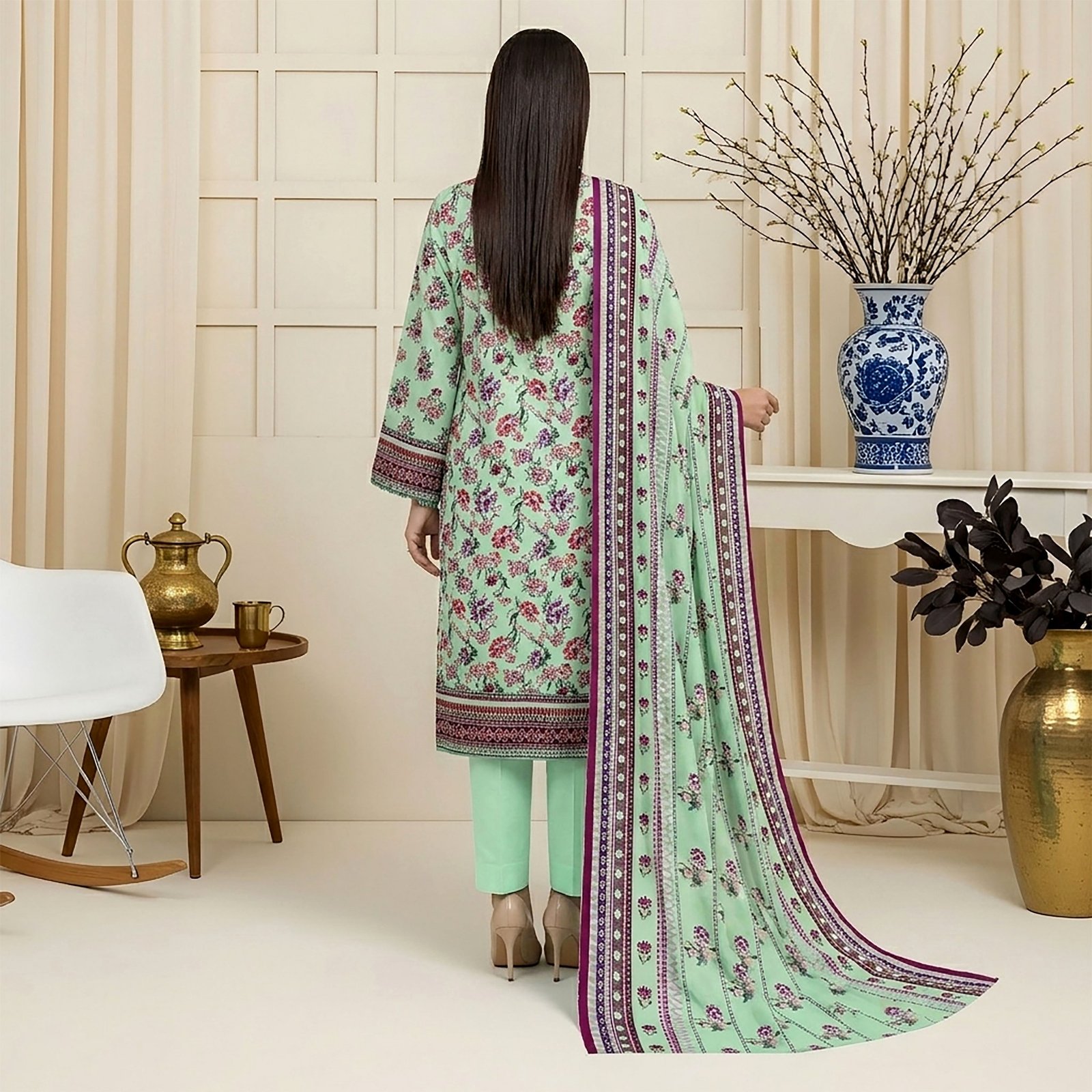 PA-10 WASIA PRAIZA 3-PIECE LAWN COLLECTION - Image 2