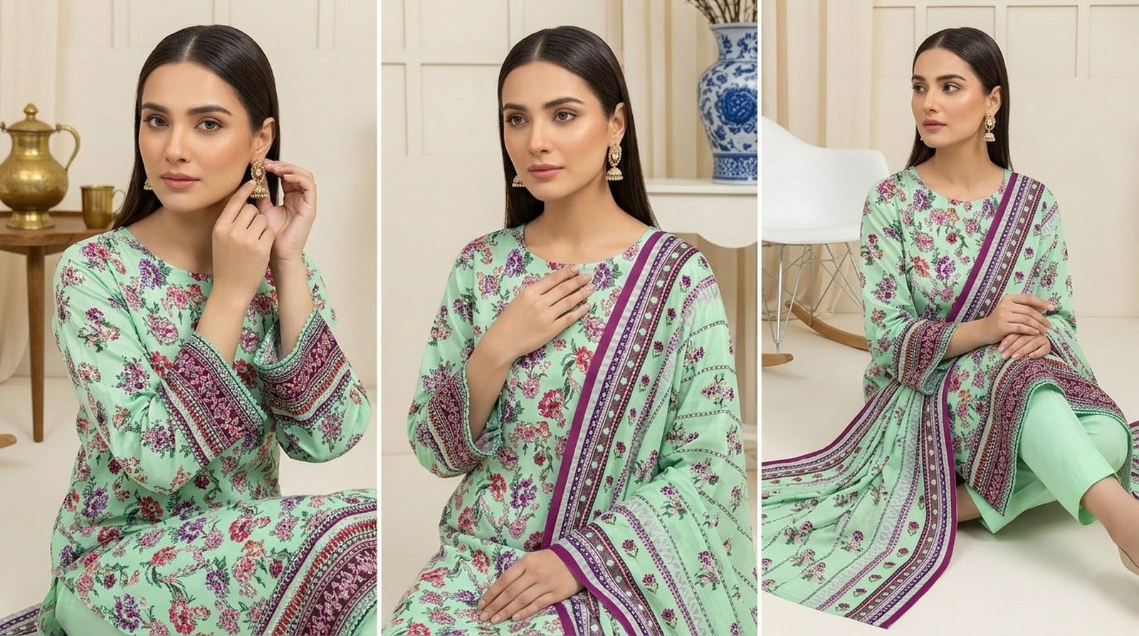 PA-10 WASIA PRAIZA 3-PIECE LAWN COLLECTION - Image 3