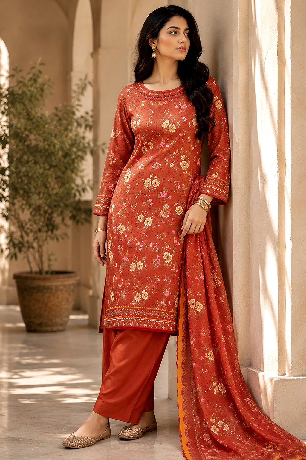 CA-06 WASIA CYRA 3-PIECE COTTON COLLECTION - Image 2