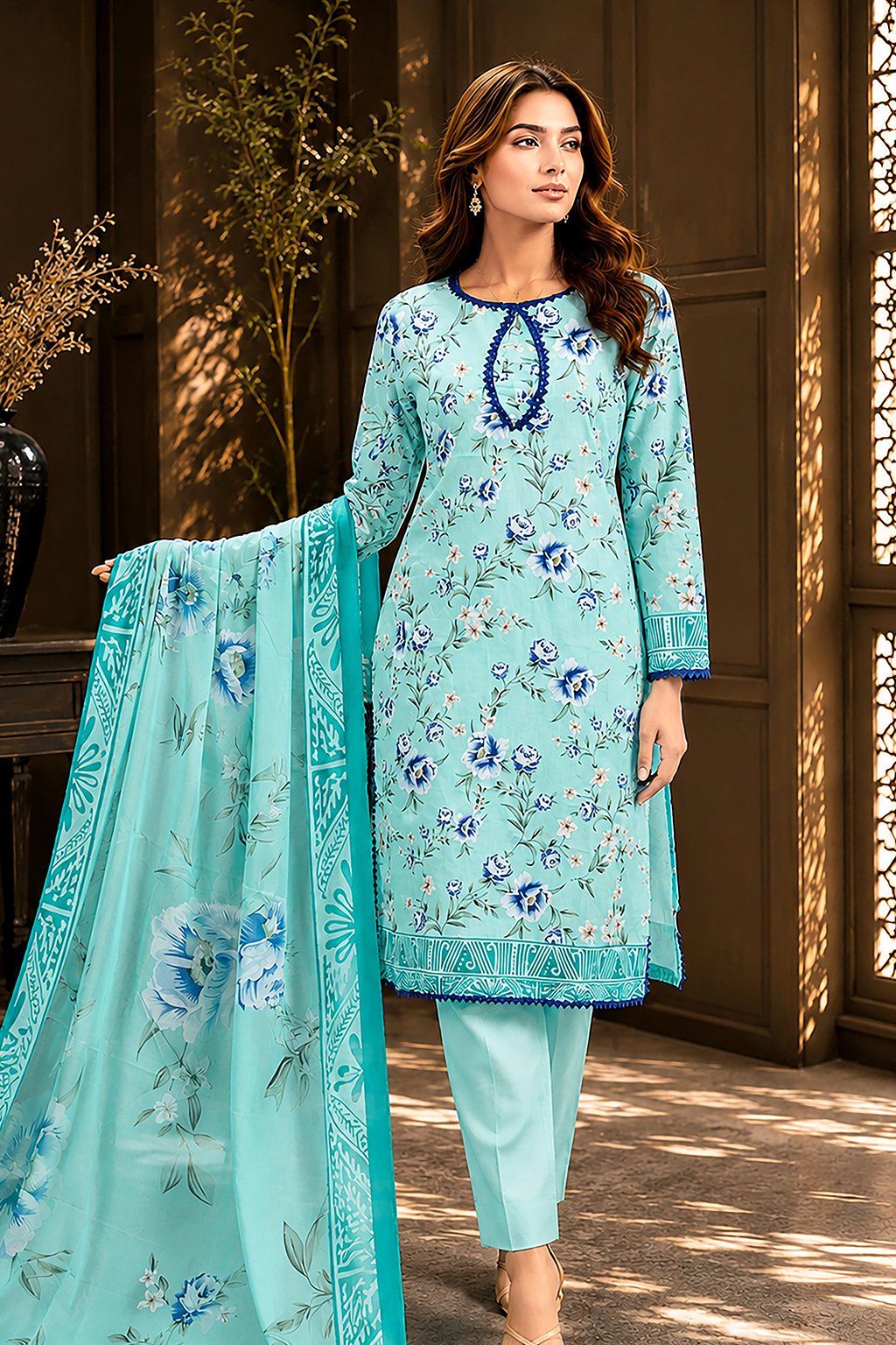 CA-02 WASIA CYRA 3-PIECE COTTON COLLECTION