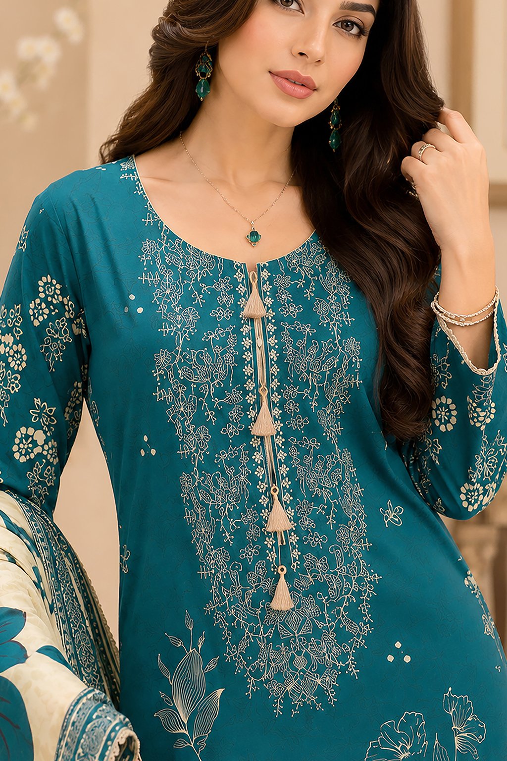 CA-03 WASIA CYRA 3-PIECE COTTON COLLECTION - Image 3