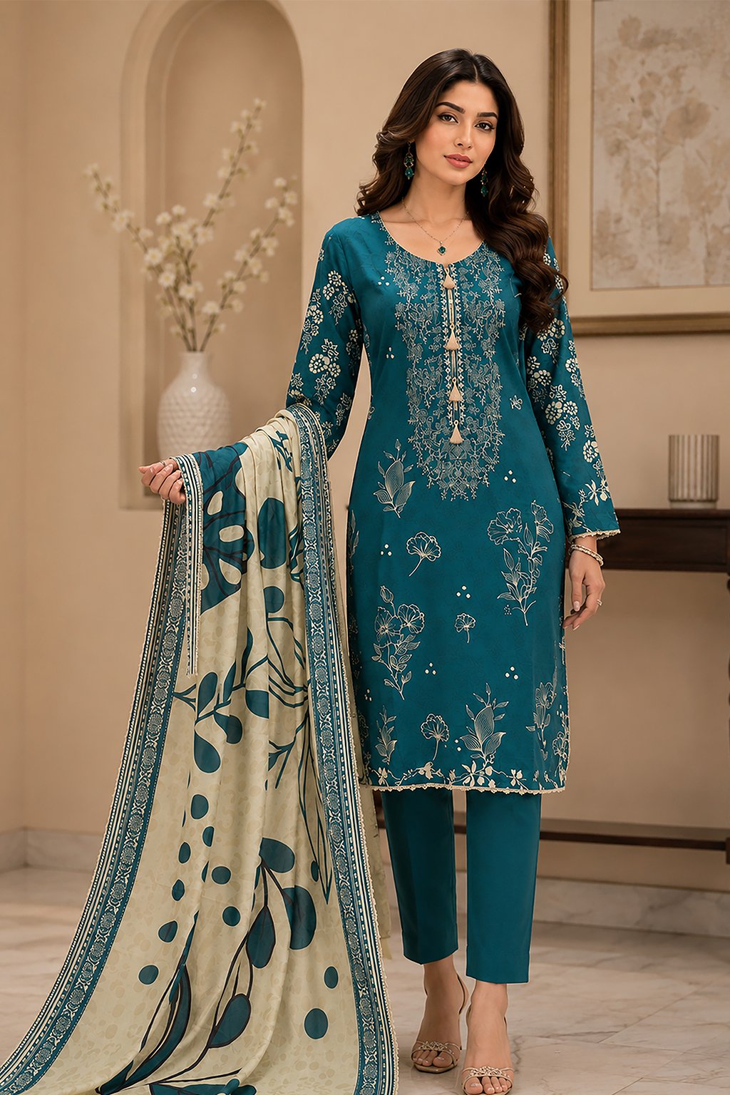CA-03 WASIA CYRA 3-PIECE COTTON COLLECTION