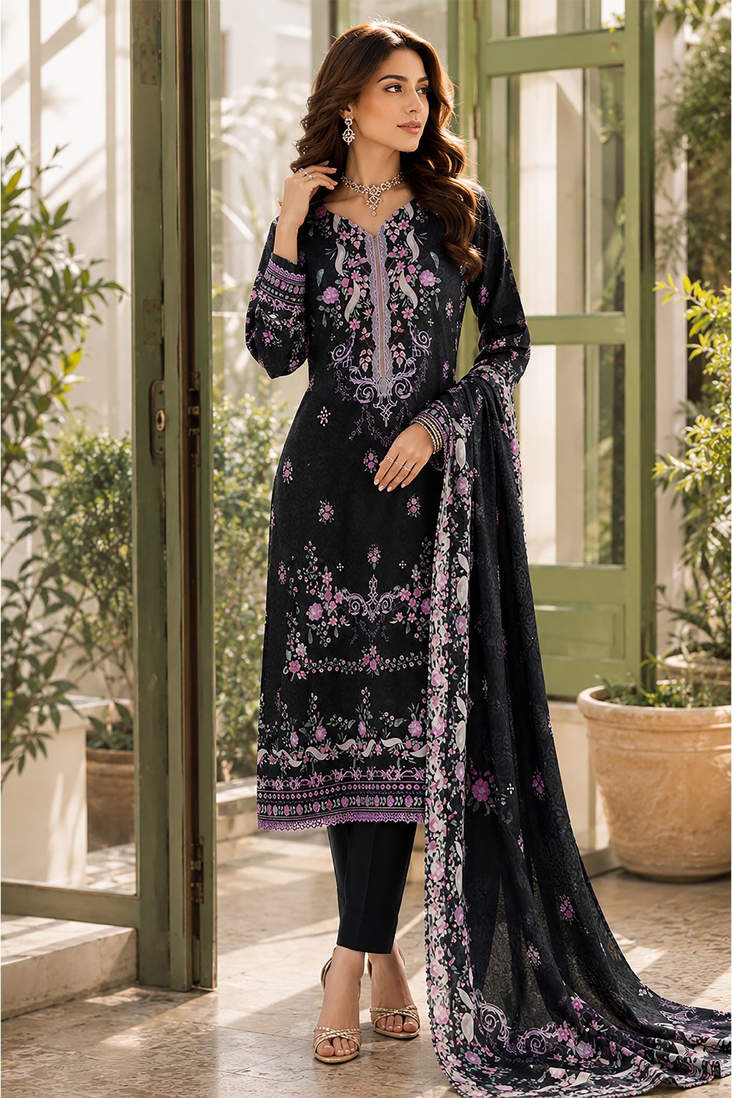 CA-08 WASIA CYRA 3-PIECE COTTON COLLECTION