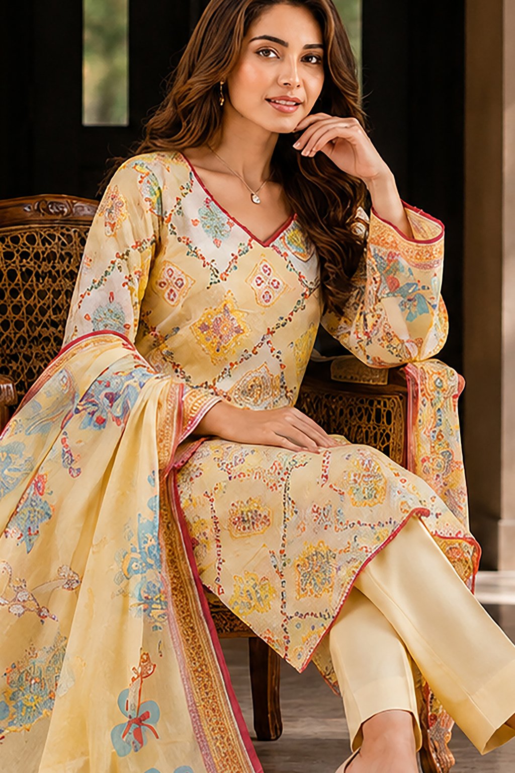 CA-10 WASIA CYRA 3-PIECE COTTON COLLECTION - Image 4