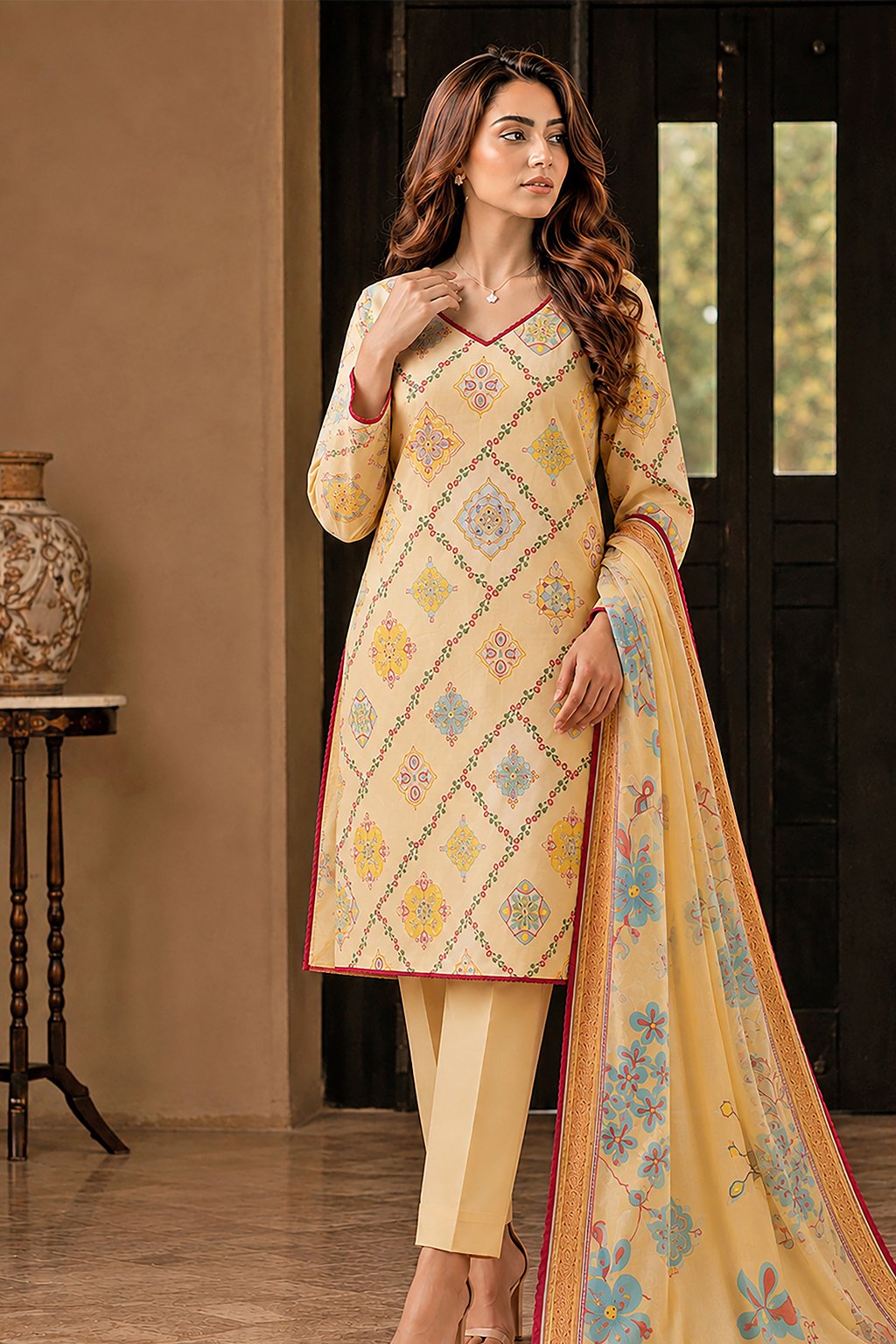 CA-10 WASIA CYRA 3-PIECE COTTON COLLECTION