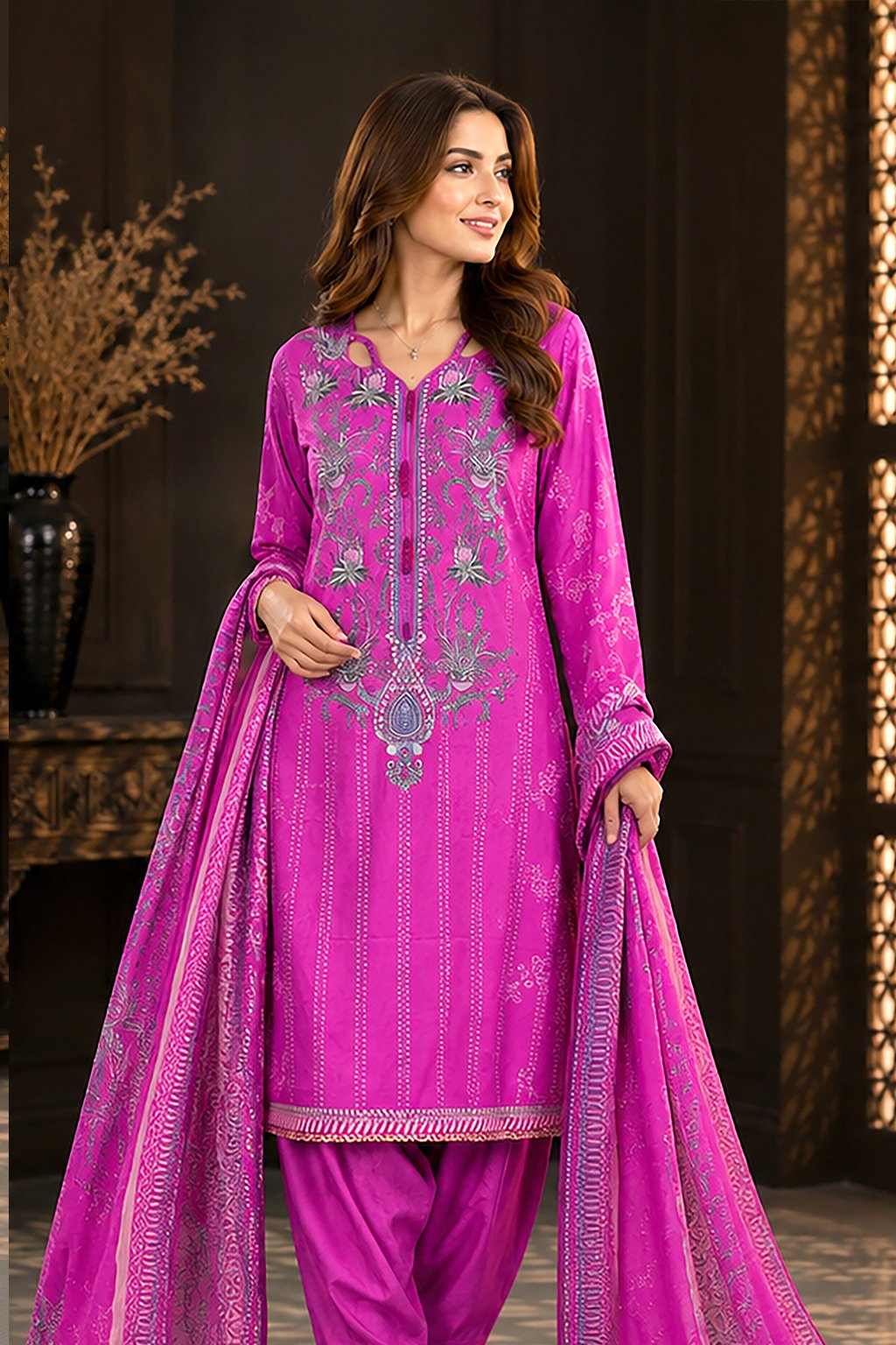CA-01 WASIA CYRA 3-PIECE COTTON COLLECTION