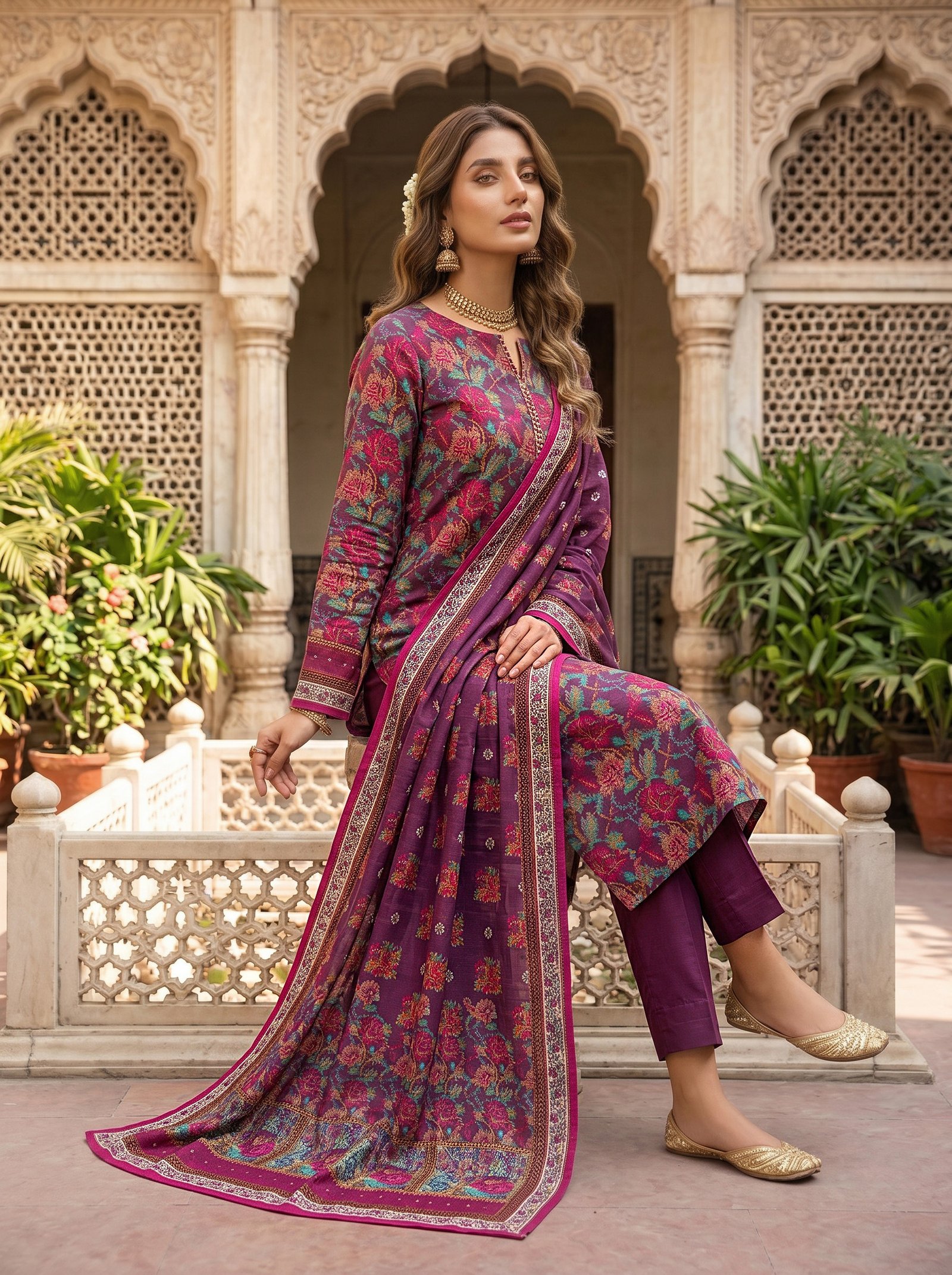 AS-01 WASIA AXIS 3-PIECE KHADDAR COLLECTION - Image 2