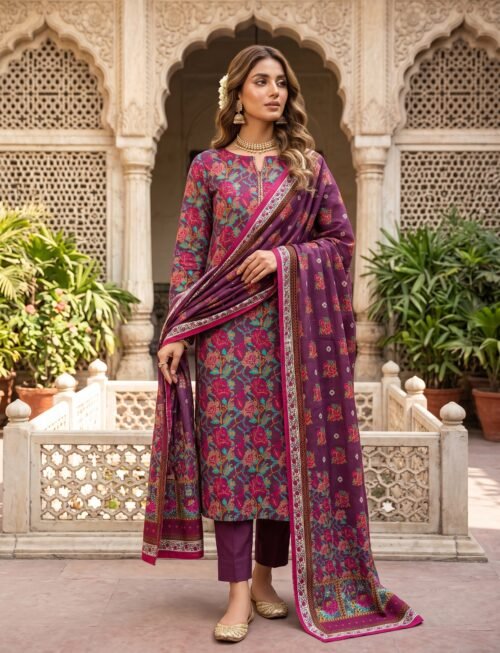 AS-01 WASIA AXIS 3-PIECE KHADDAR COLLECTION