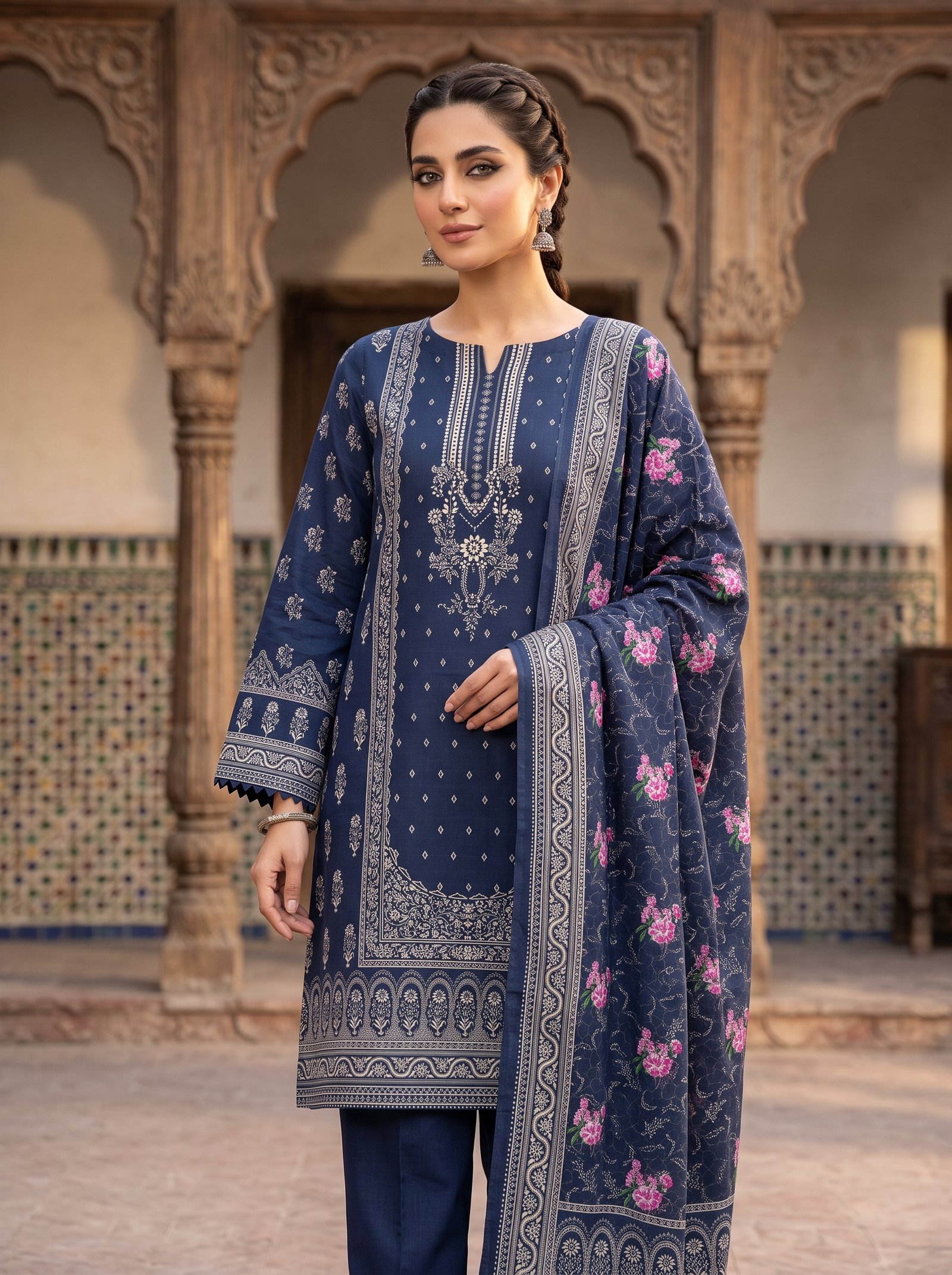 AS-03 WASIA AXIS 3-PIECE KHADDAR COLLECTION - Image 2
