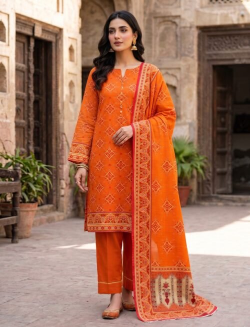 AS-04 WASIA AXIS 3-PIECE KHADDAR COLLECTION