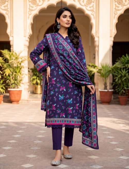 AS-06 WASIA AXIS 3-PIECE KHADDAR COLLECTION
