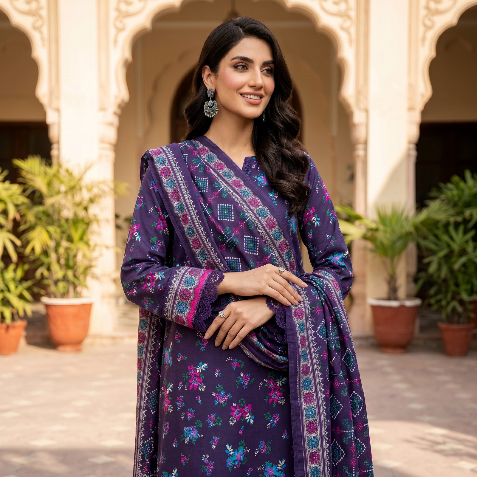 AS-06 WASIA AXIS 3-PIECE KHADDAR COLLECTION - Image 2