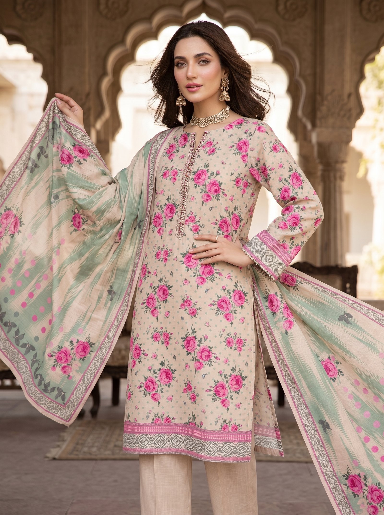 AS-07 WASIA AXIS 3-PIECE KHADDAR COLLECTION - Image 5