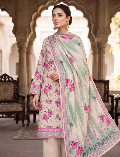 AS-07 WASIA AXIS 3-PIECE KHADDAR COLLECTION