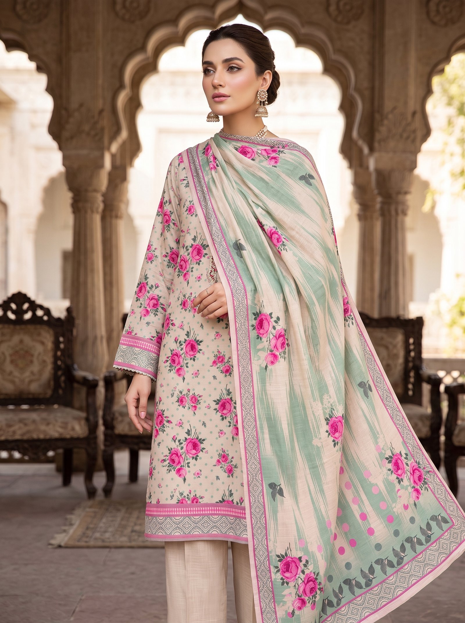 AS-07 WASIA AXIS 3-PIECE KHADDAR COLLECTION