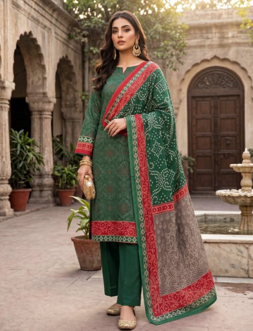 AS-10 WASIA AXIS 3-PIECE KHADDAR COLLECTION
